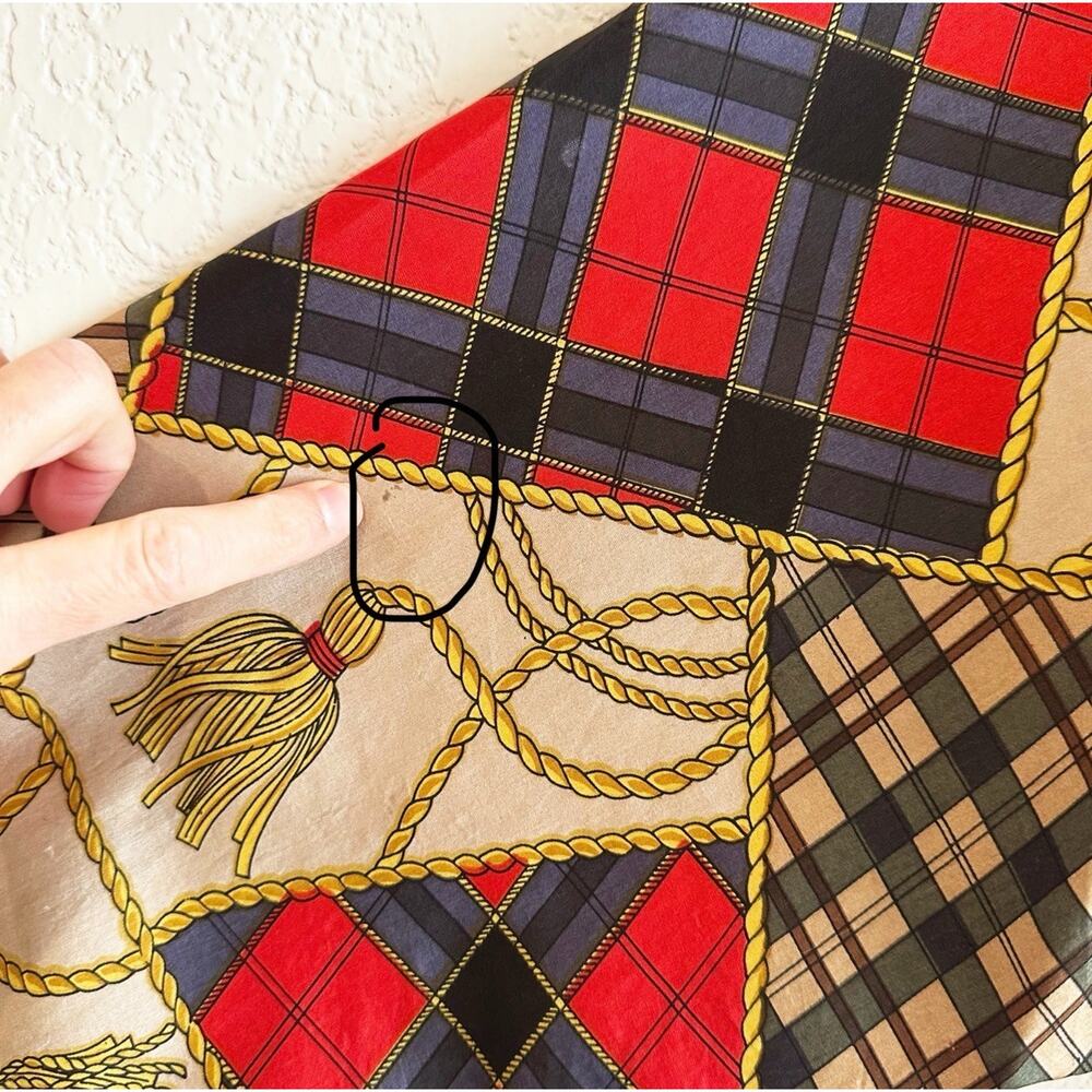 VTG Stunt Sports Silk Bomber Jacket (Small P) Equestrian Print Old Money Preppy - Picture 11 of 12